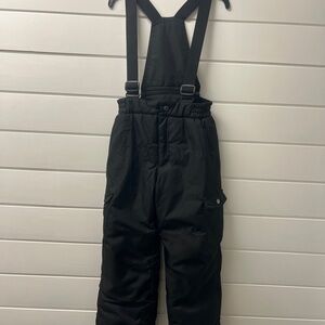 Stoic Ski bibs Black snow pants insulated winter gear for snowboarding sleding